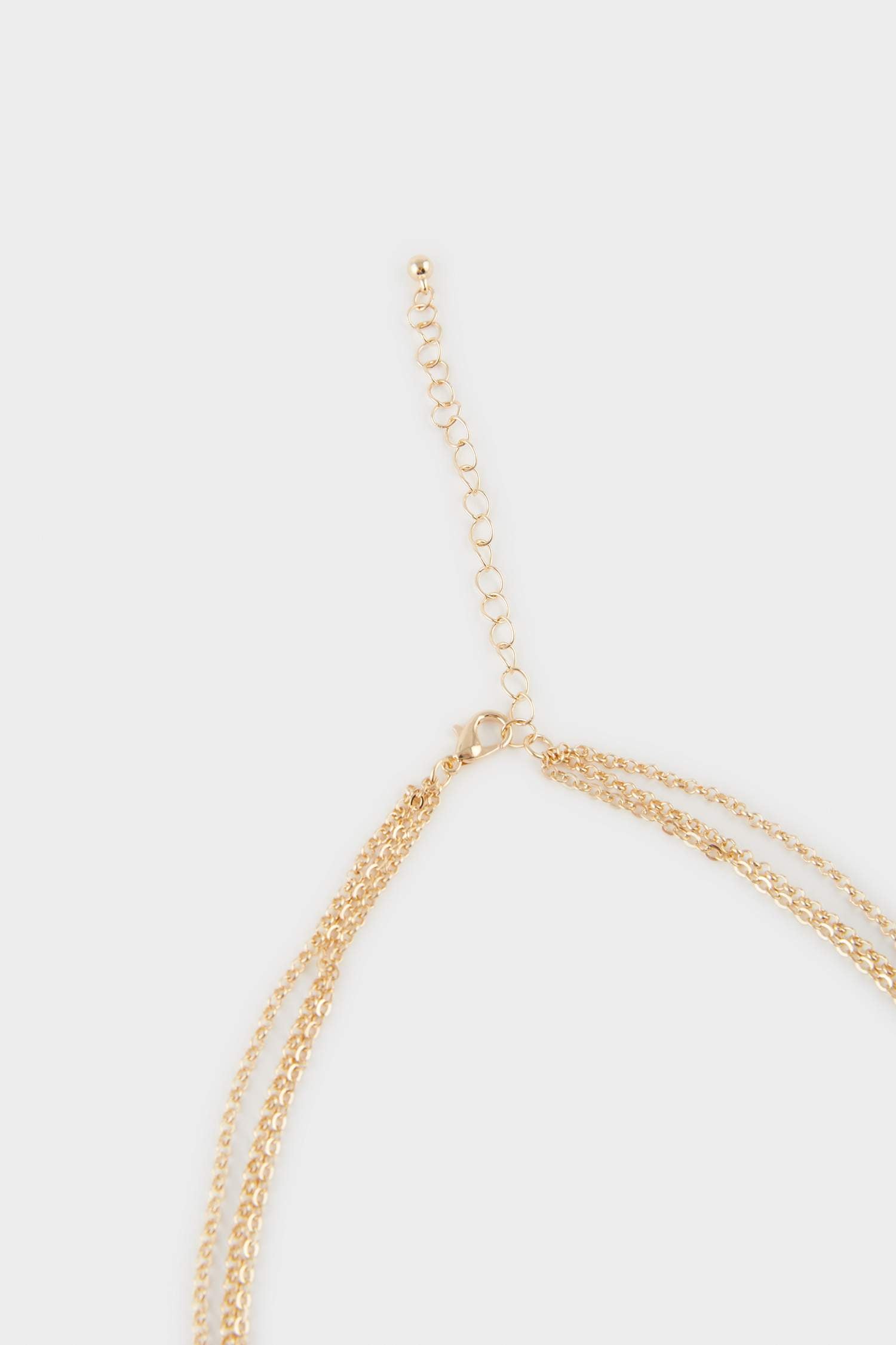 Women 3-Piece Seashell Themed Gold Necklace