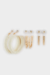 Women 3-Piece Hoop Earrings