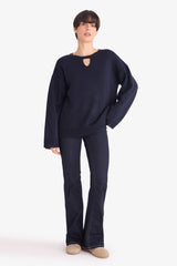 Regular Fit Crew Neck Knitted Sweater