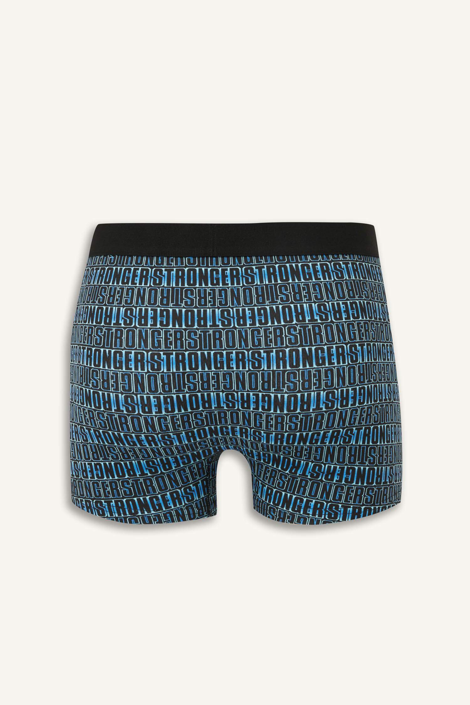 Regular Fit 3 Piece Printed Boxer