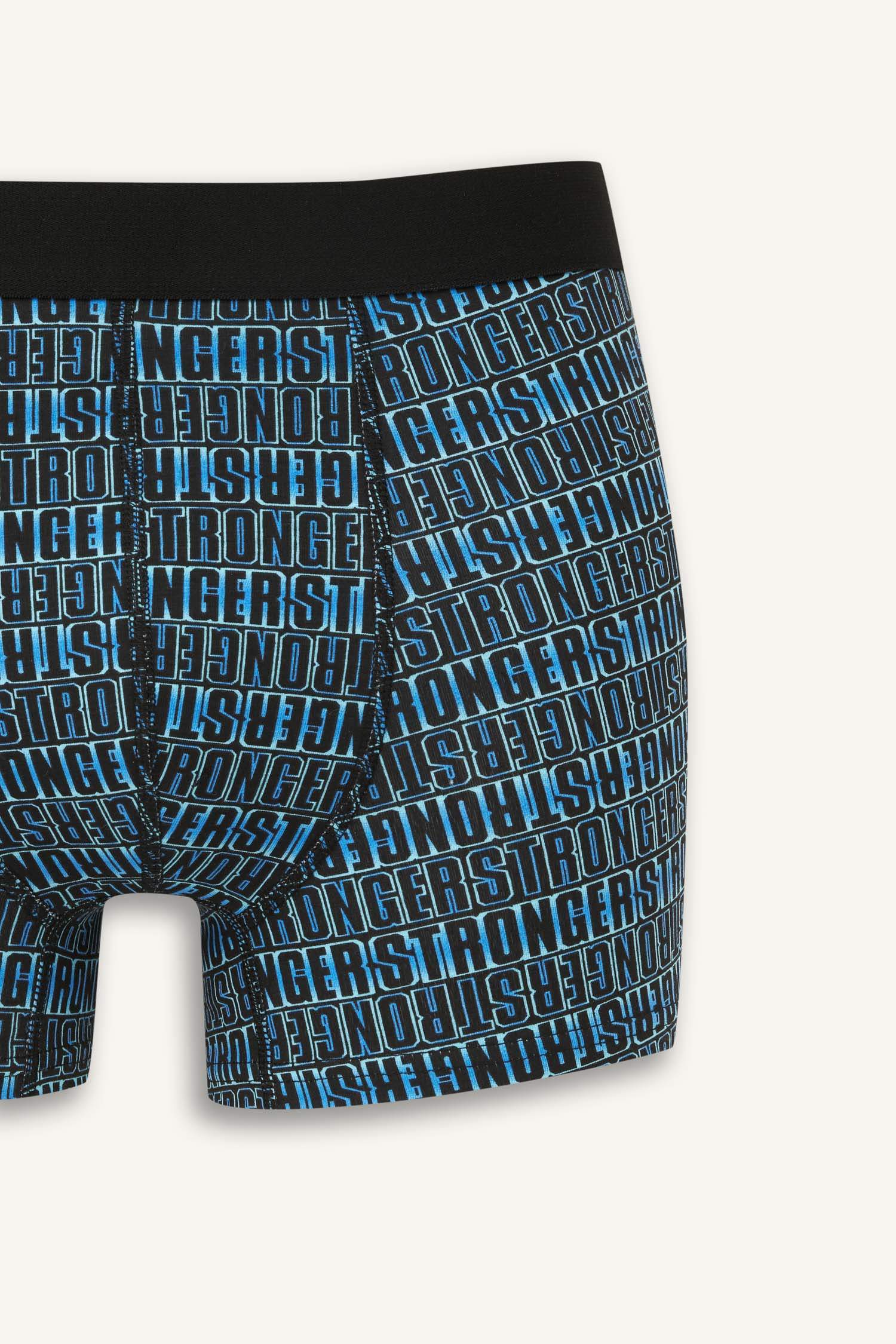 Regular Fit 3 Piece Printed Boxer