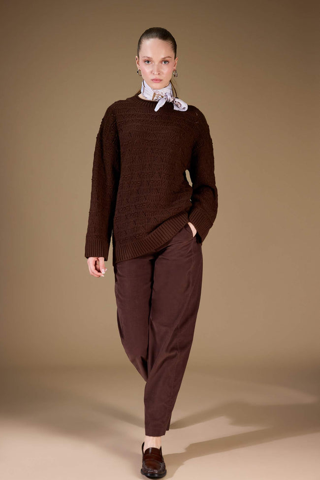 Baggy Fit Corduroy Pants Hover Image