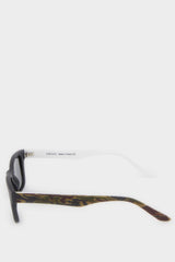 Boys Round Colored Plastic Frame Black Glass Polarized Sunglasses