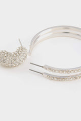 DCEY x DeFacto Women 2-Pack Stone Earrings