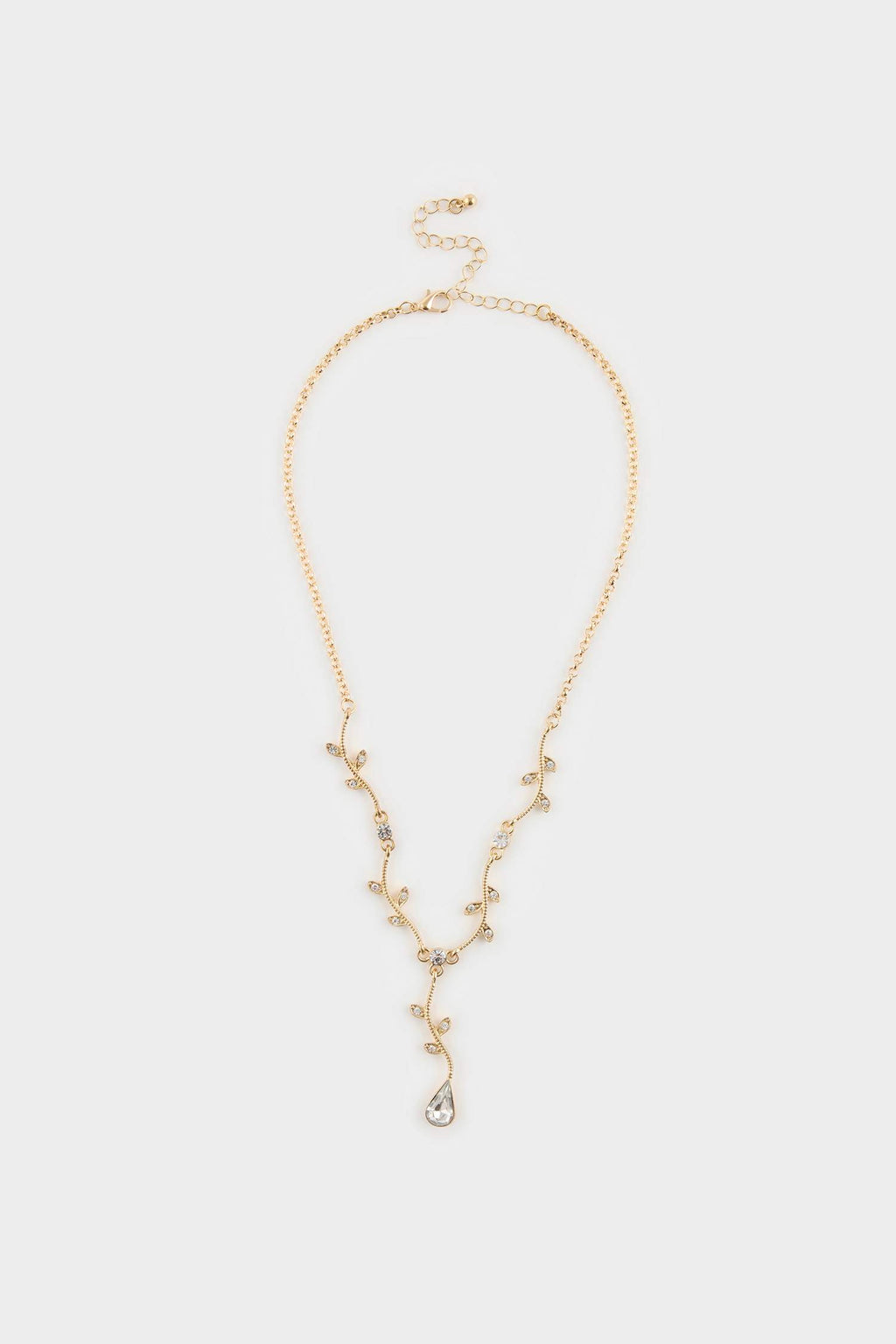 DCEY x DeFacto Women Stone Gold Y Necklace