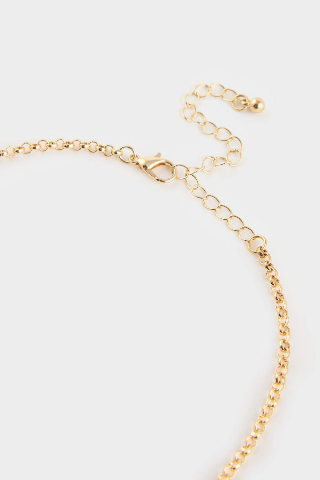 DCEY x DeFacto Women Stone Gold Y Necklace