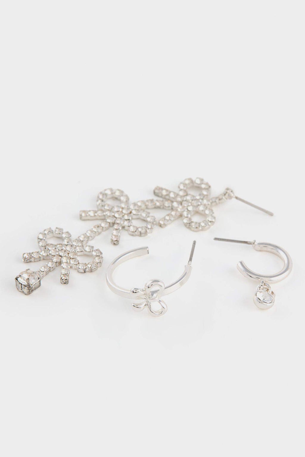 DCEY x DeFacto Women 3-Piece Stone Earrings