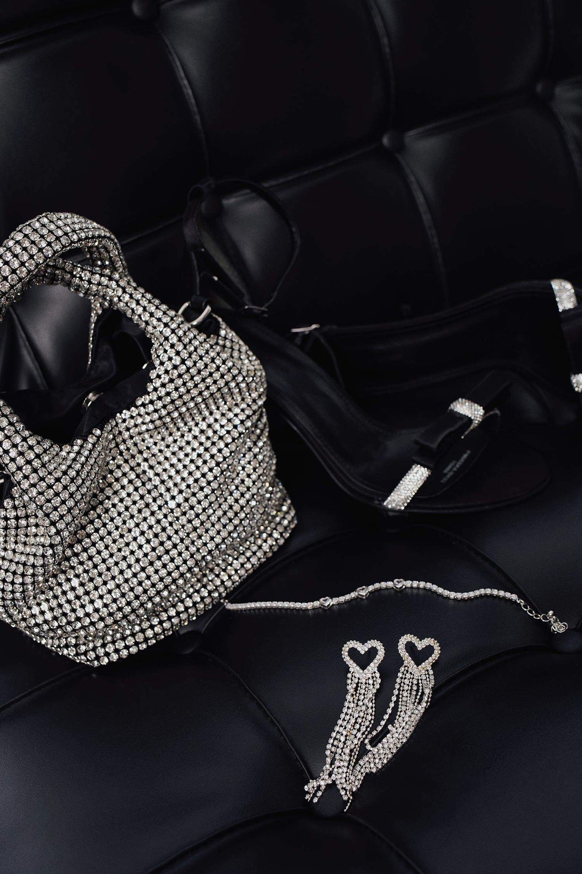 DCEY x DeFacto Women Heart Stone Dangle Earrings