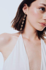 DCEY x DeFacto Women 2-Pack Gold Earrings with Stones