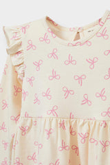 Baby Girl Patterned Long Sleeve Dress