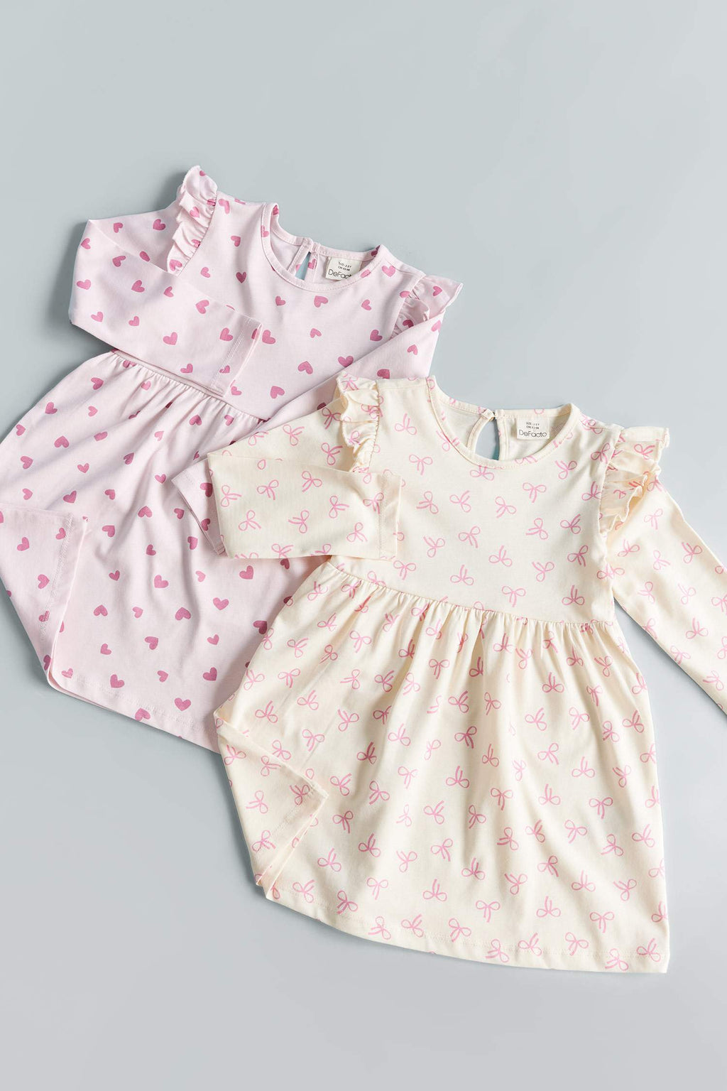 Baby Girl Patterned Long Sleeve Dress