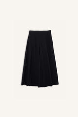 A-Line Voile Maxi Skirt