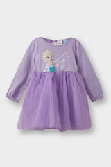 Baby Girl Frozen Long Sleeve Tulle Dress