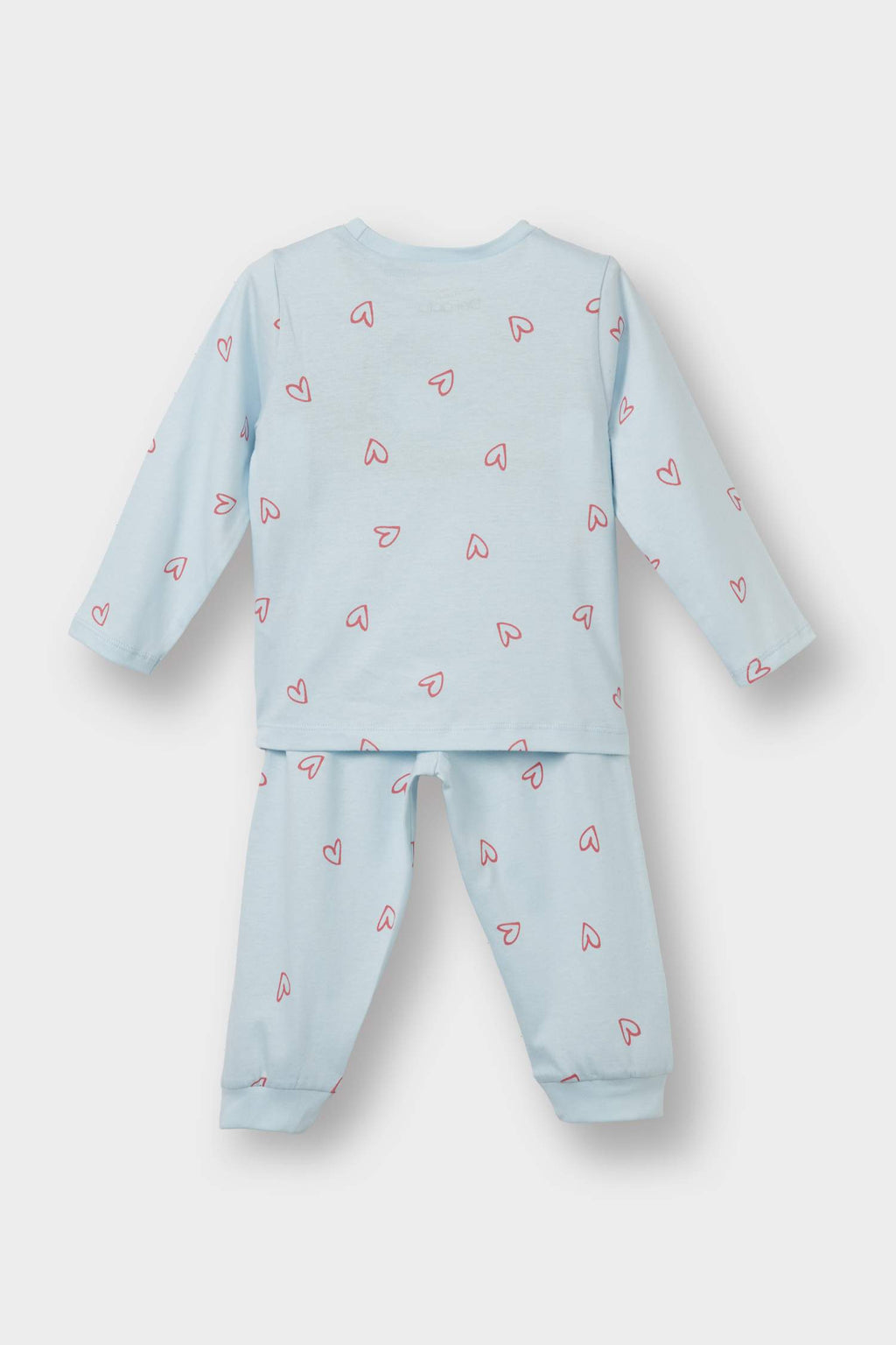 Disney Mickey & Minnie Baby Girl Pajama Set Long Sleeve Cotton Top Long Bottoms