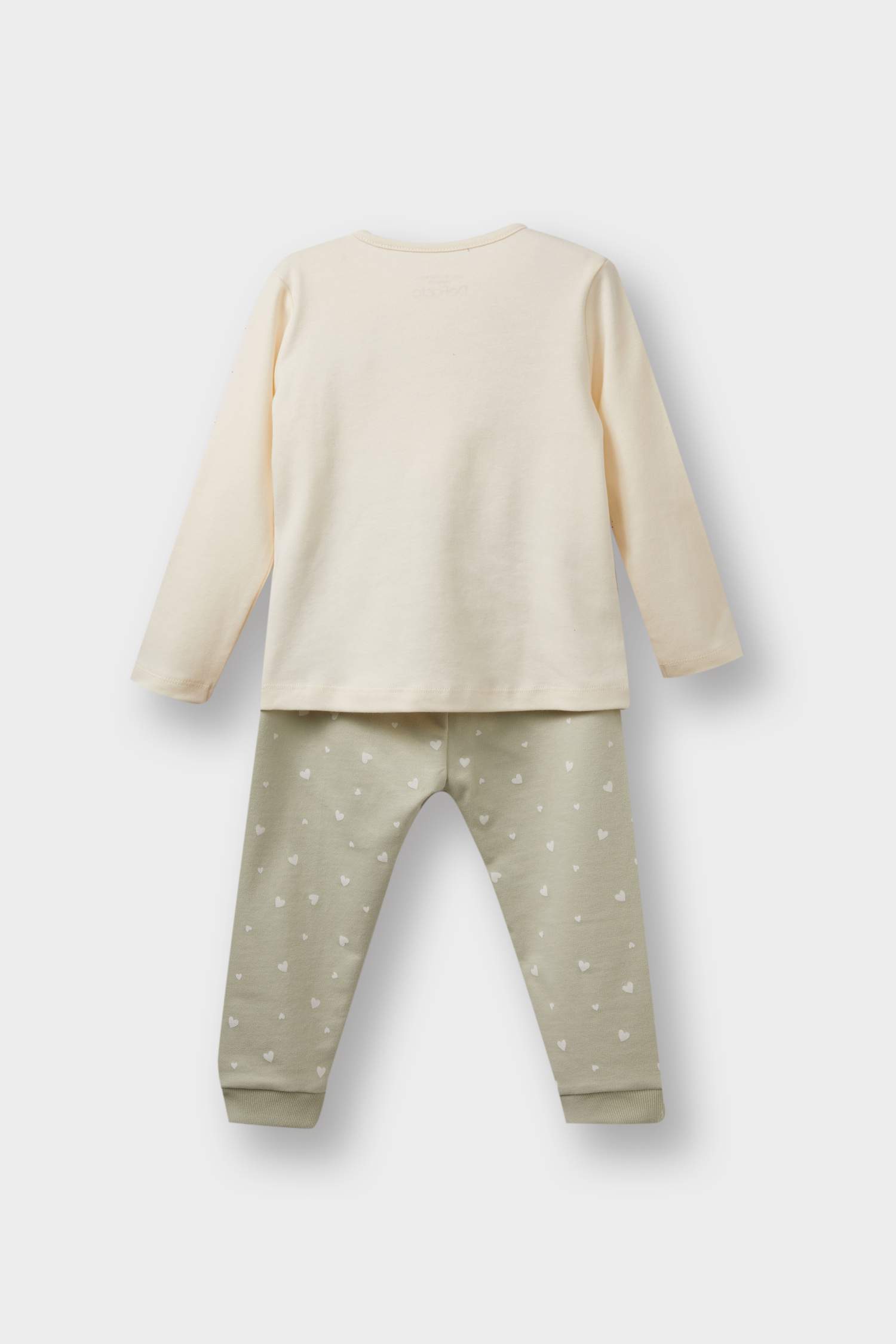 Baby Girl 3-Piece Set Hooded Snap Cardigan Printed Long Sleeve T-Shirt Bottoms