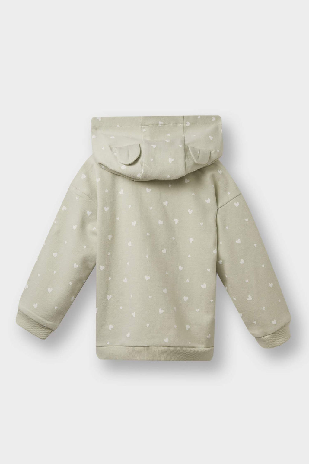 Baby Girl 3-Piece Set Hooded Snap Cardigan Printed Long Sleeve T-Shirt Bottoms