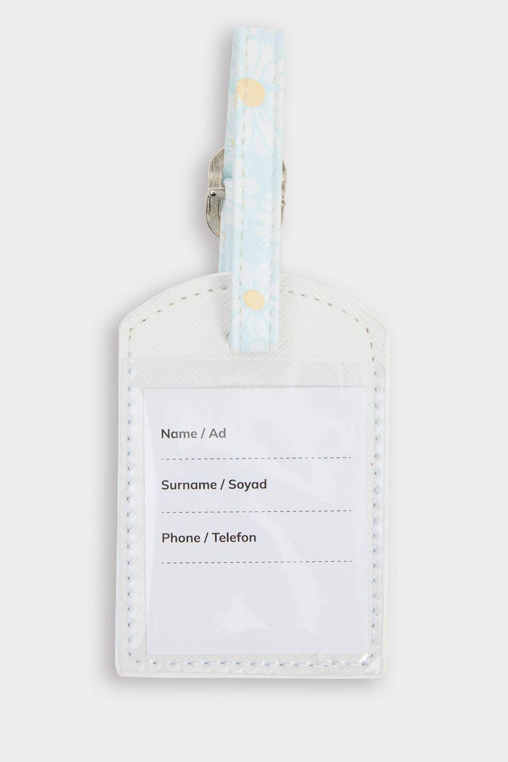 Women's Floral Faux Leather Passport Holder and Luggage Name Tag Set