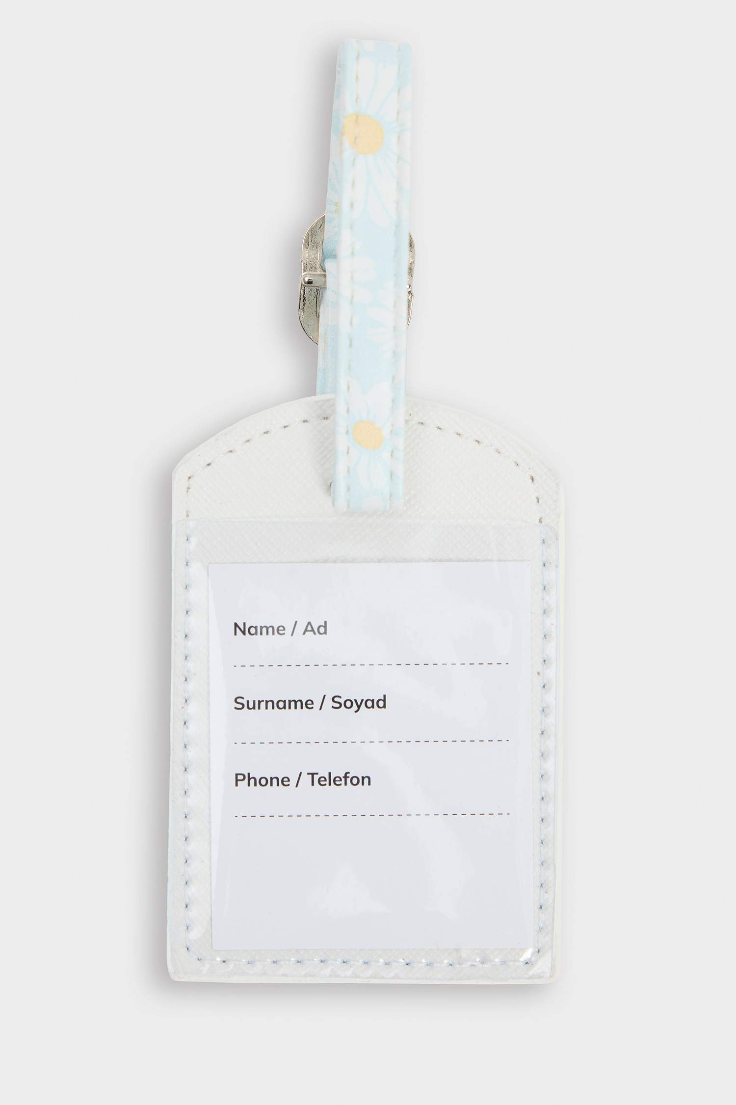 Women's Floral Faux Leather Passport Holder and Luggage Name Tag Set