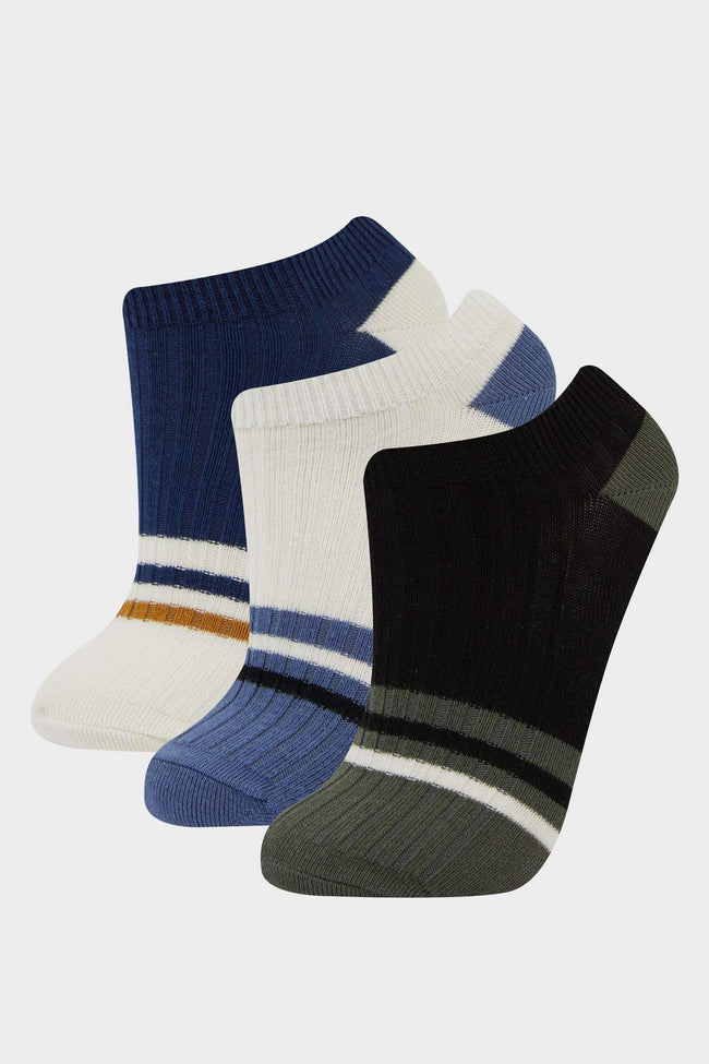 boys 3-Pack Cotton Ankle Socks Hover Image