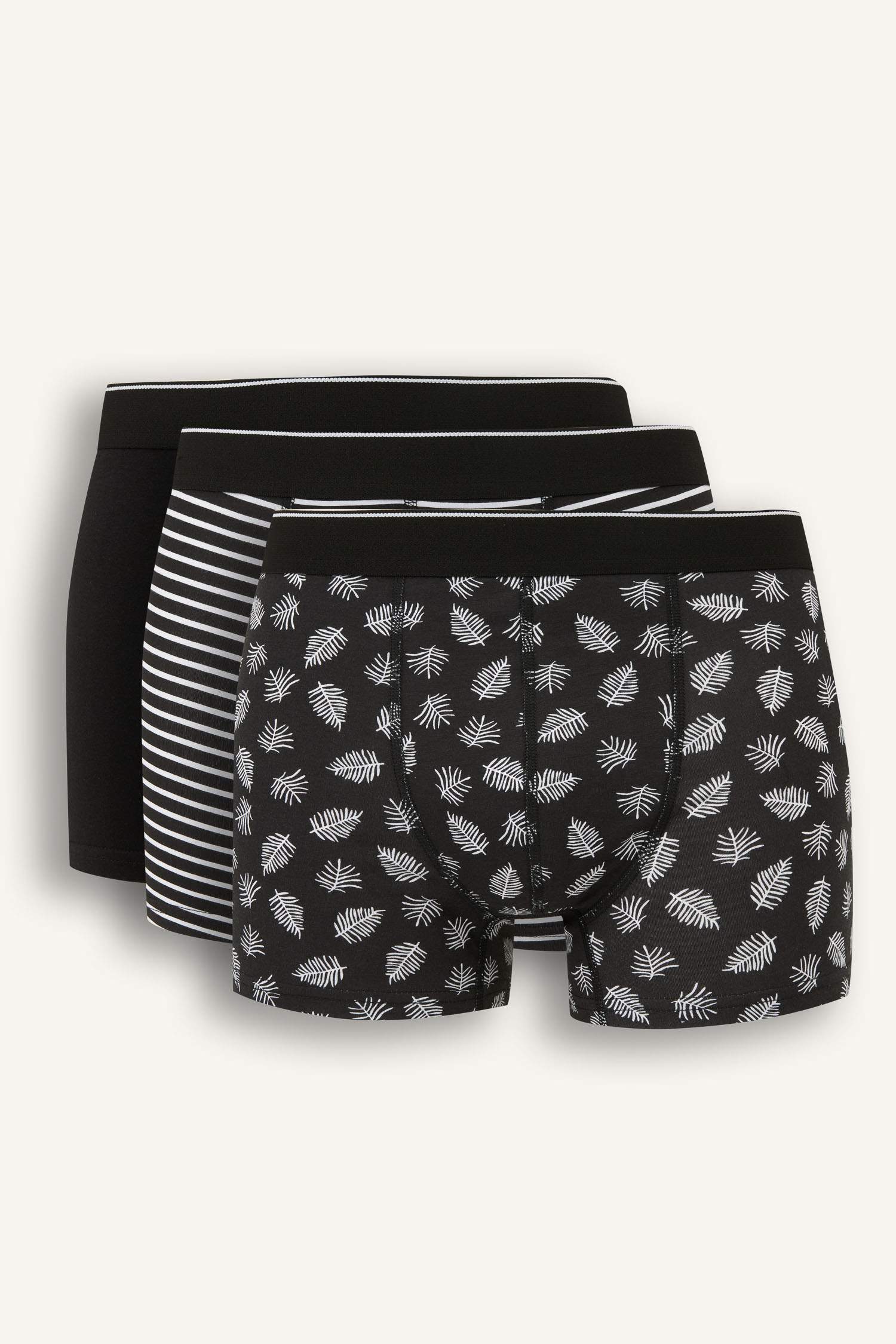Regular Fit 3 Piece Printed Boxer