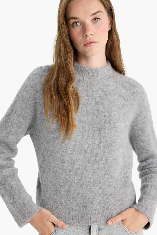 Regular fit Half Turtleneck Knitwear Sweater Hover Image