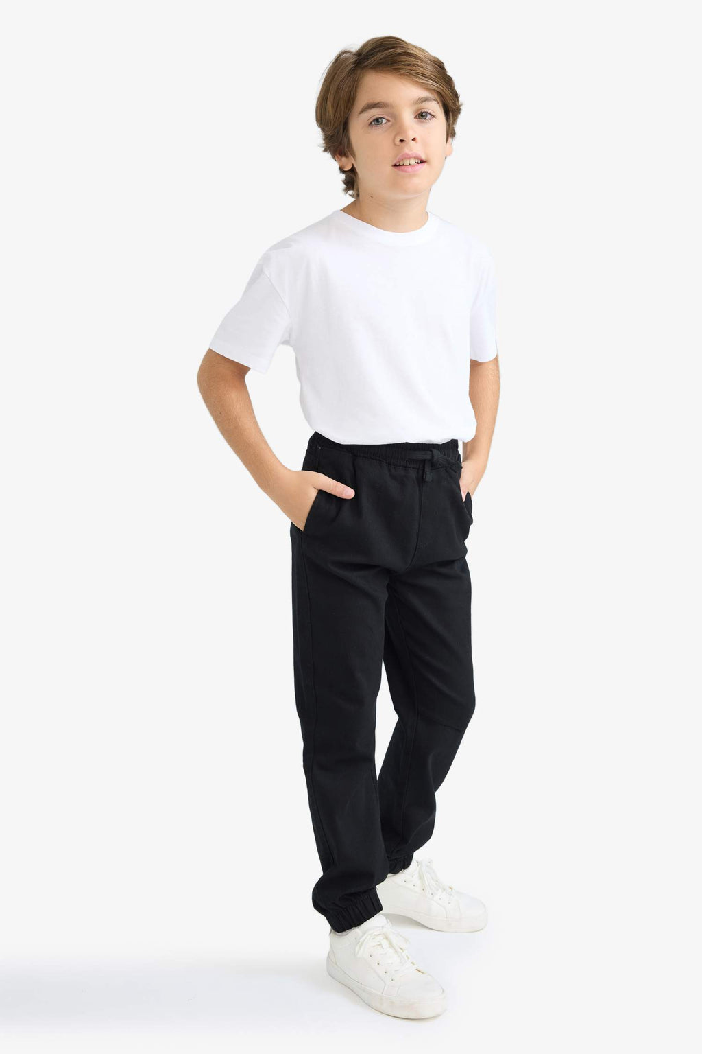 Boys Jogger Fit Gabardine Pants