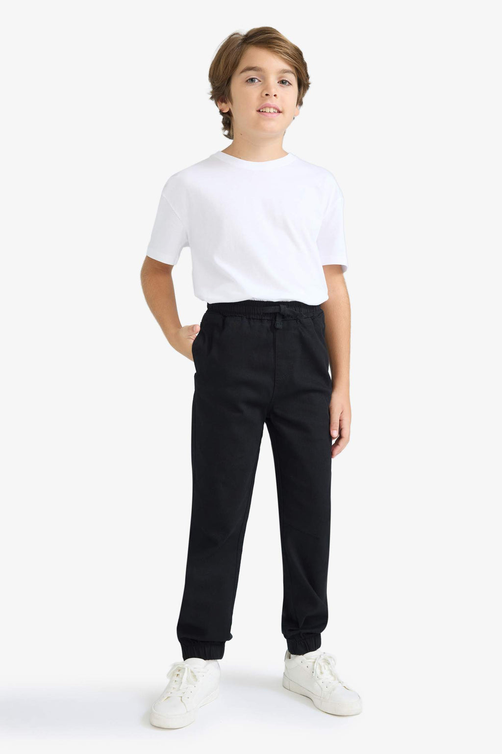 Boys Jogger Fit Gabardine Pants