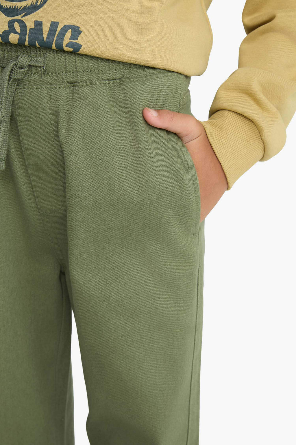 Boys Jogger Fit Gabardine Pants