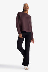 Flare Fit Shaping High Waist Wide Leg Standard Length Ribbed Athletic Pants