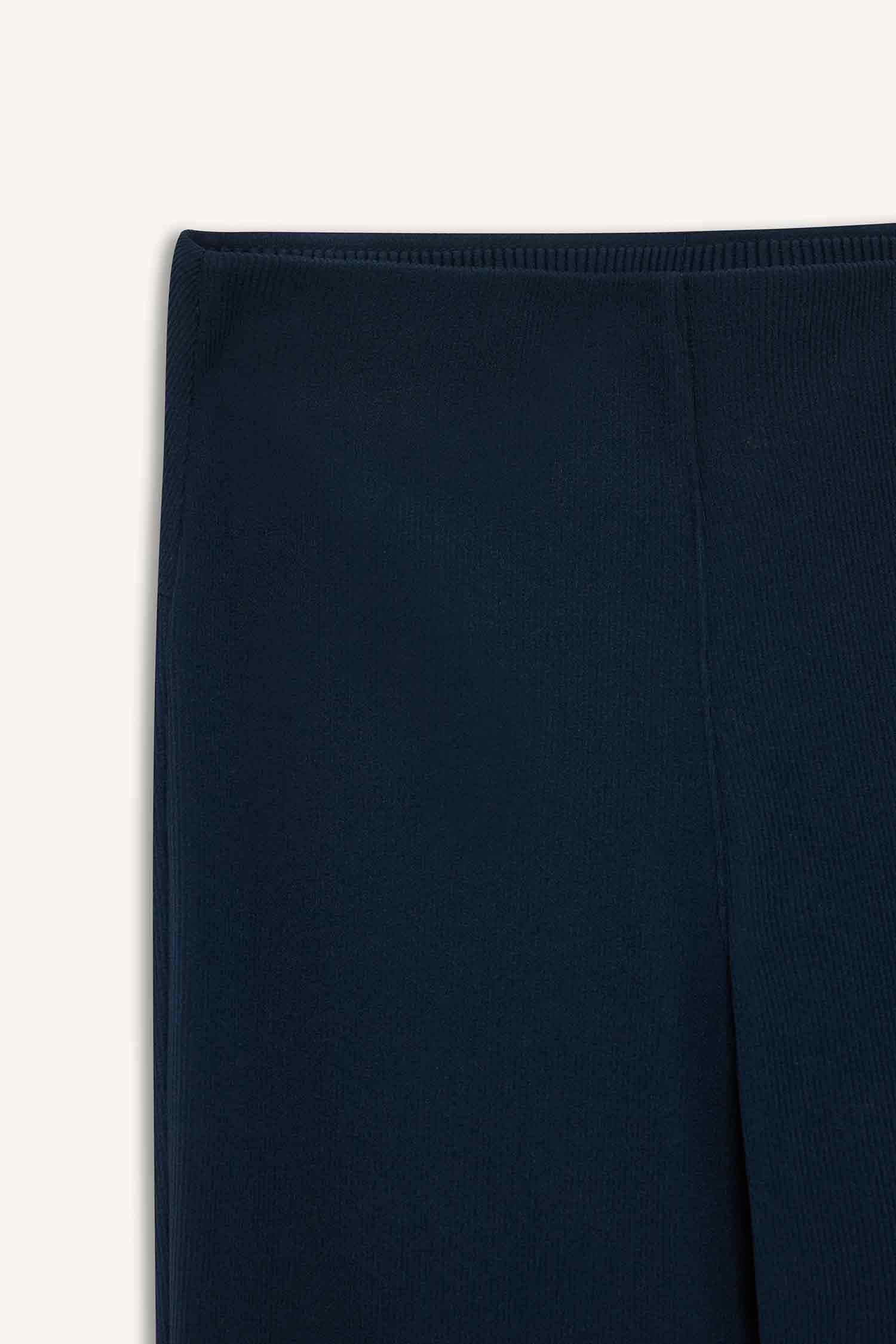 Flare Fit Shaping High Waist Wide Leg Standard Length Ribbed Athletic Pants