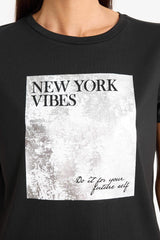 Regular Fit Crew Neck Printed T-Shirt