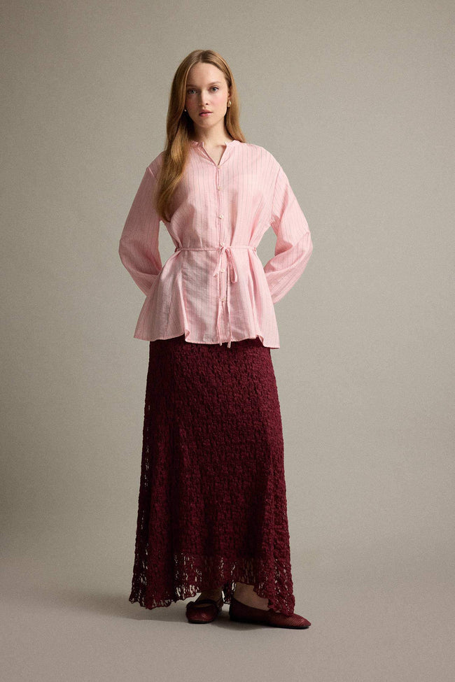 Relax Fit Striped Long Sleeve Tunic Main Image