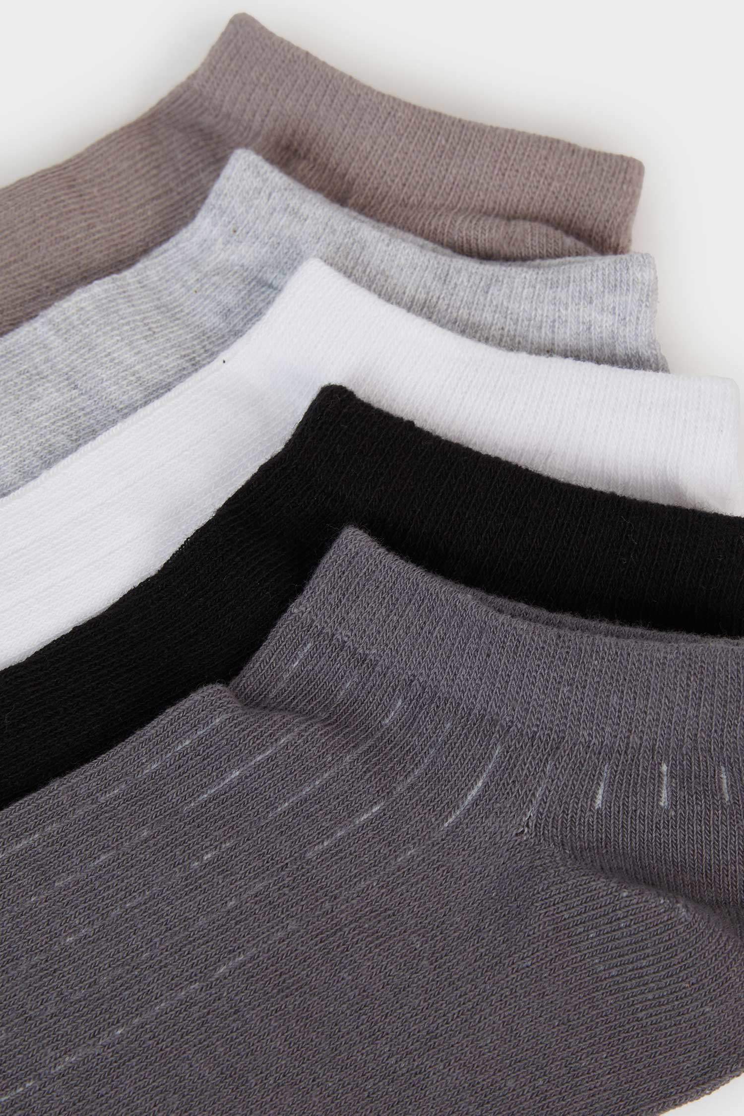 Men 5-Pack Cotton Ankle Socks