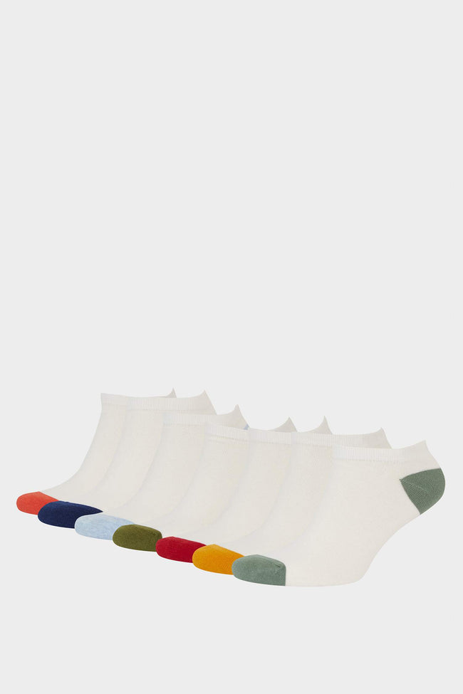 Men 7-Pack Cotton Ankle Socks Hover Image