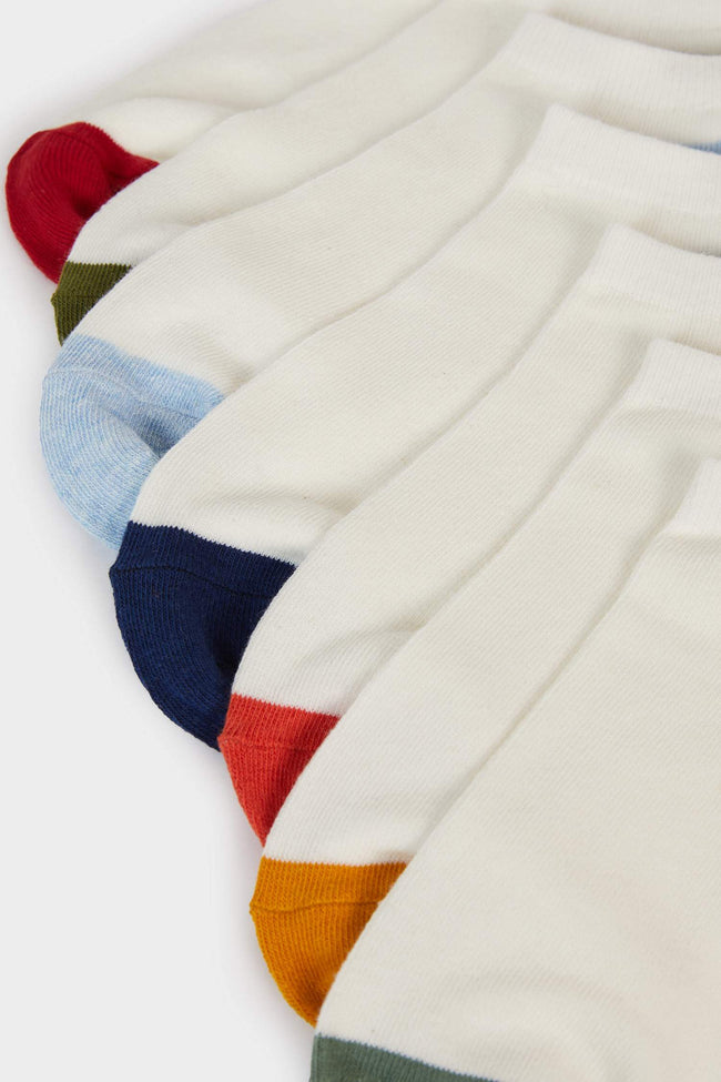 Men 7-Pack Cotton Ankle Socks Main Image