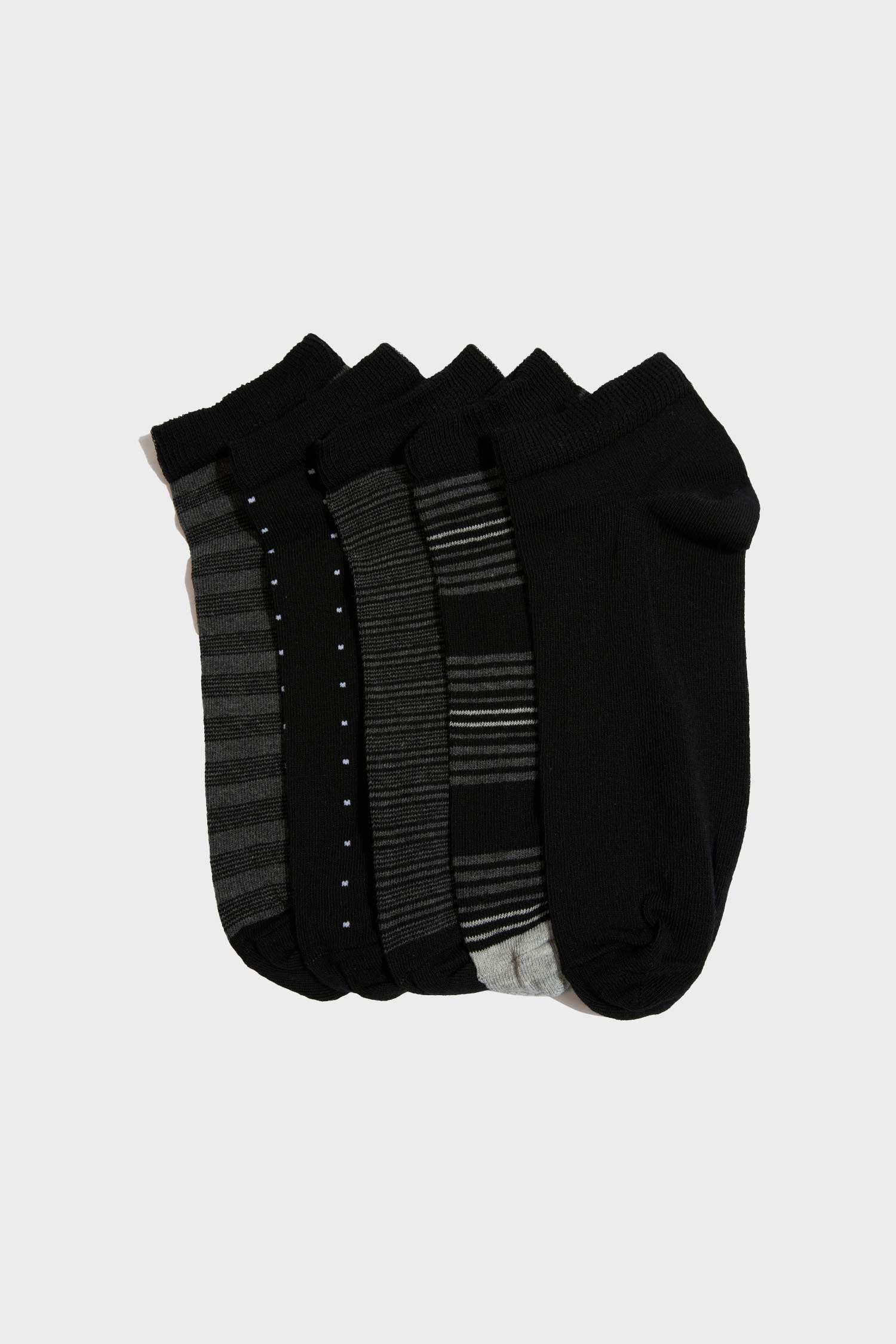 Men 5-Pack Cotton Ankle Socks