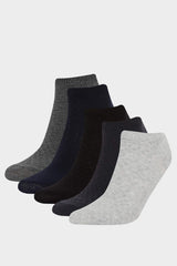 Men 5-Pack Cotton Ankle Socks