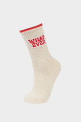 Womens Comfortable Elasticated 3-Pack Cotton Long Socks