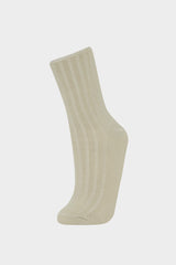 Womens 5-Pack Cotton Long Socks