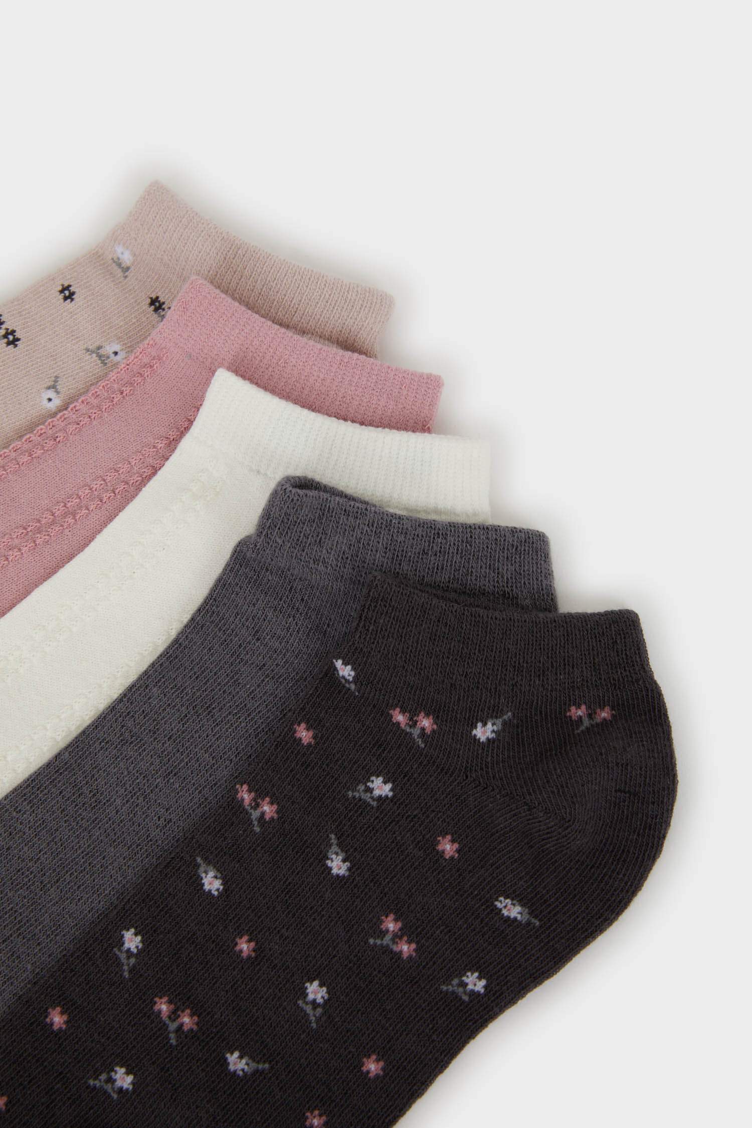 Women 5-Pack Cotton Ankle Socks