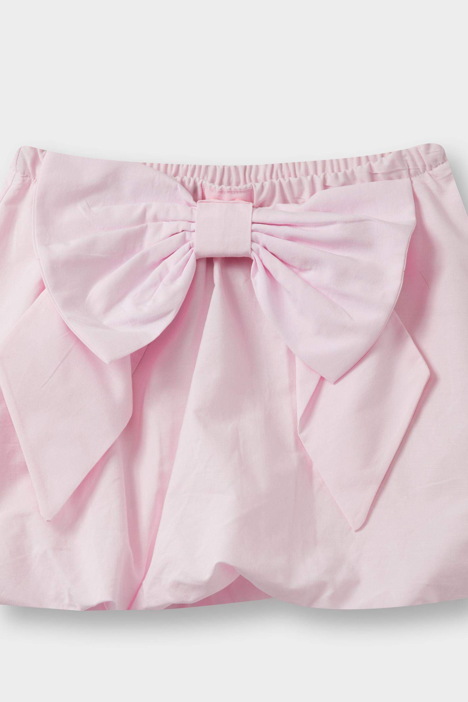 Baby Girl Poplin Bow Balloon Skirt