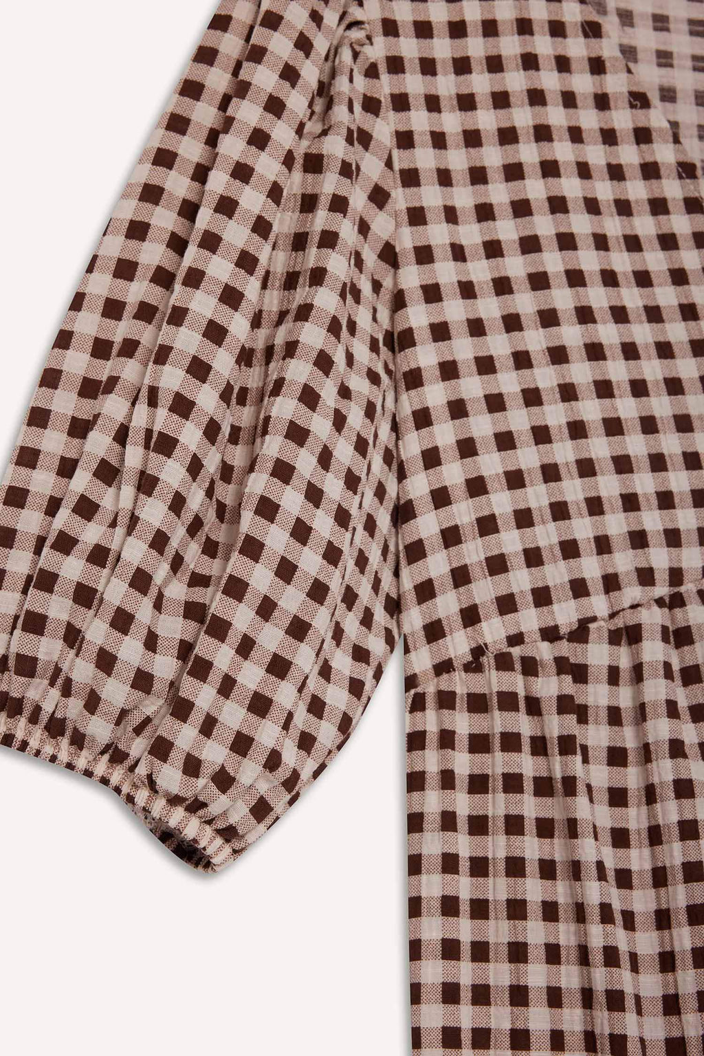 V-Neck Printed Wowen Fabrics Midi Dress