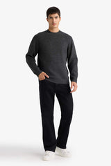 Relax Fit Crew Neck Knitwear Pullover