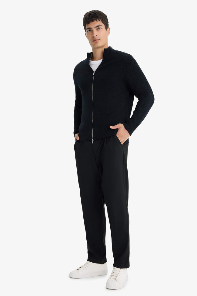 Standard Fit Half Turtleneck Knitwear Cardigan Main Image