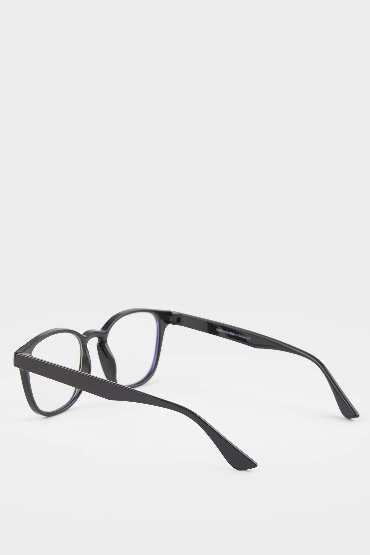 Unisex Blue Lens Black Frame Reading Glasses