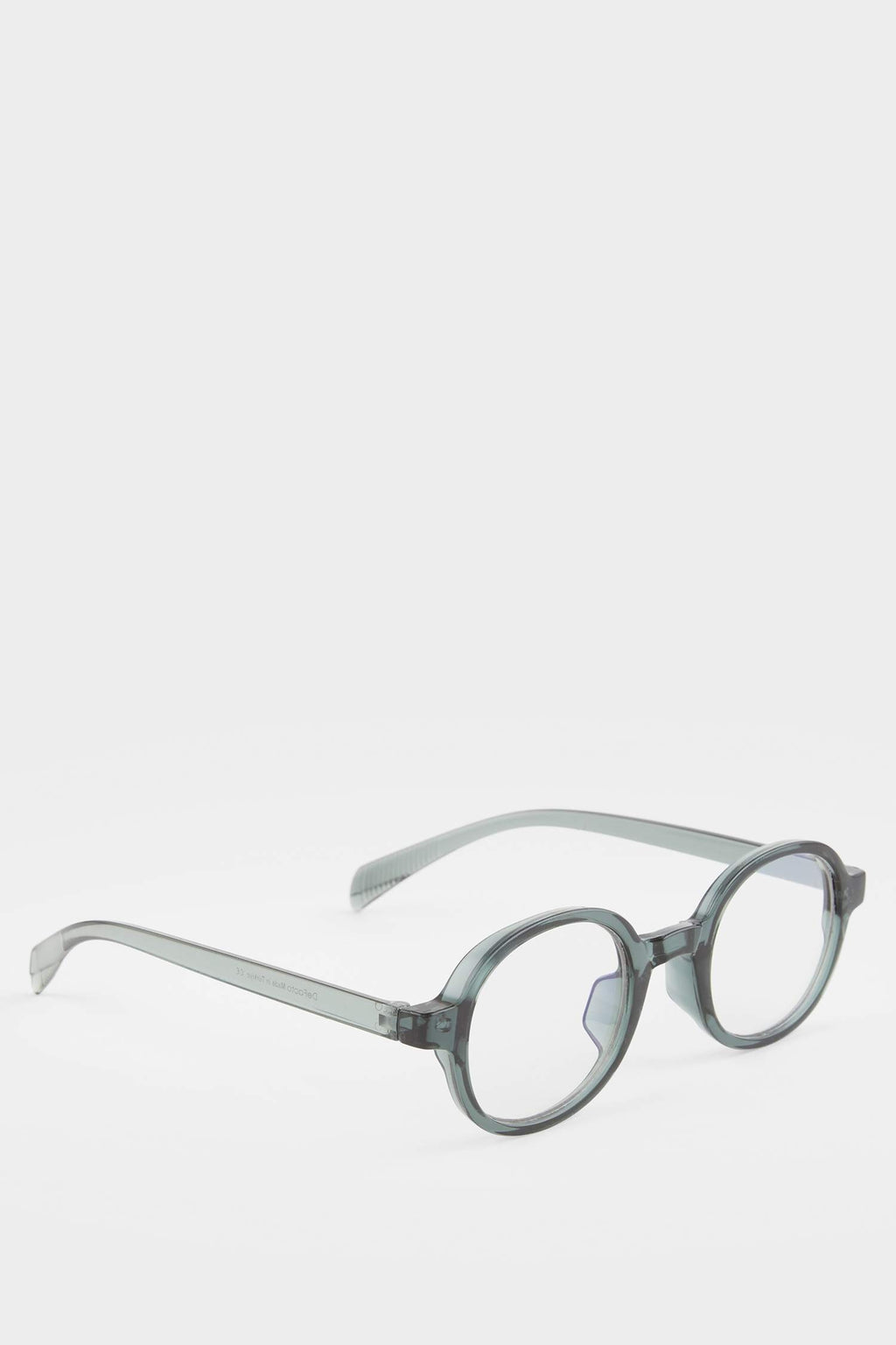 Unisex Blue Lens Green Framed Reading Glasses