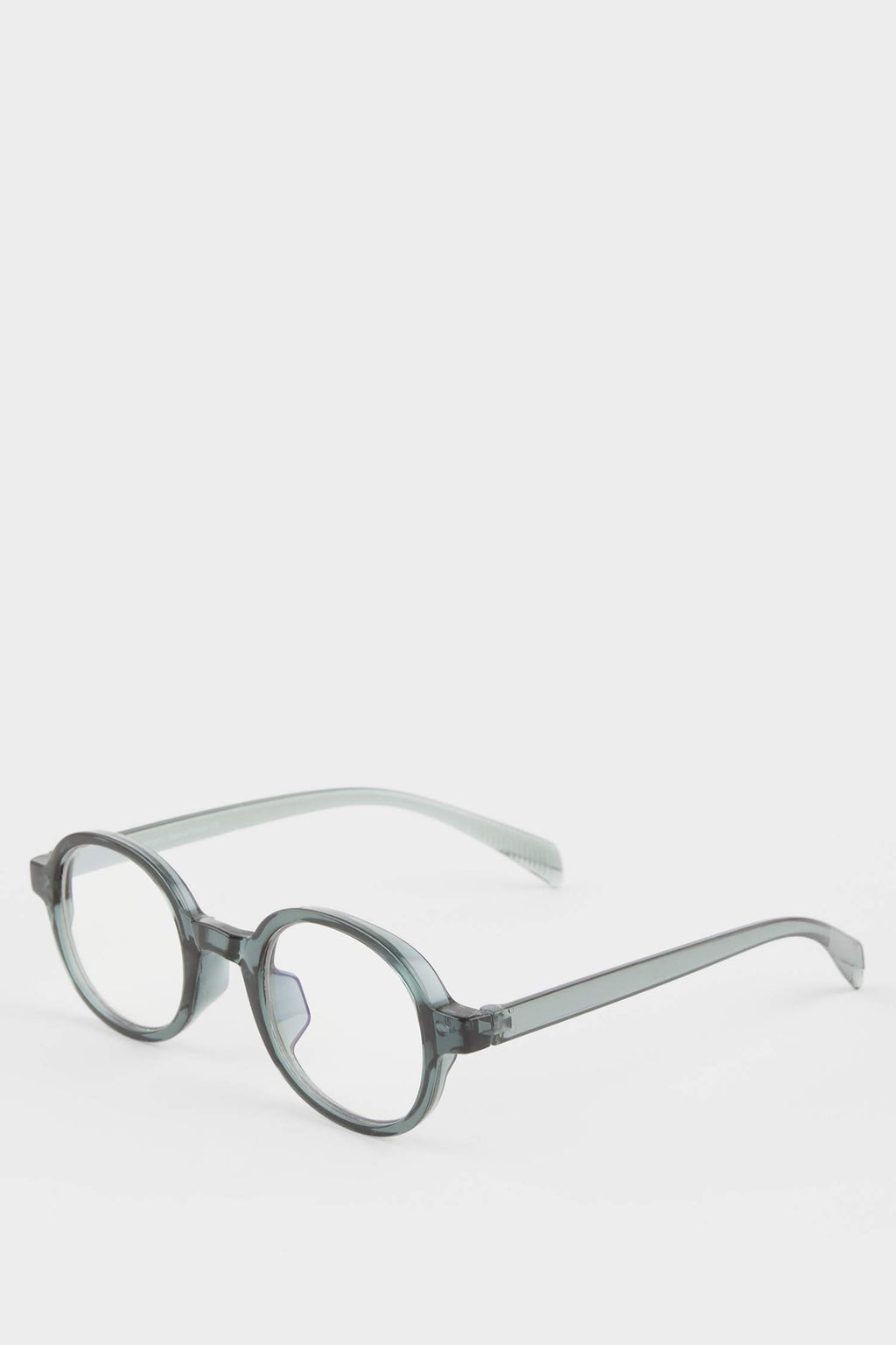 Unisex Blue Lens Green Framed Reading Glasses