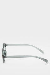 Unisex Blue Lens Green Framed Reading Glasses