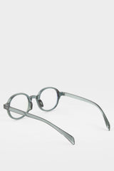 Unisex Blue Lens Green Framed Reading Glasses