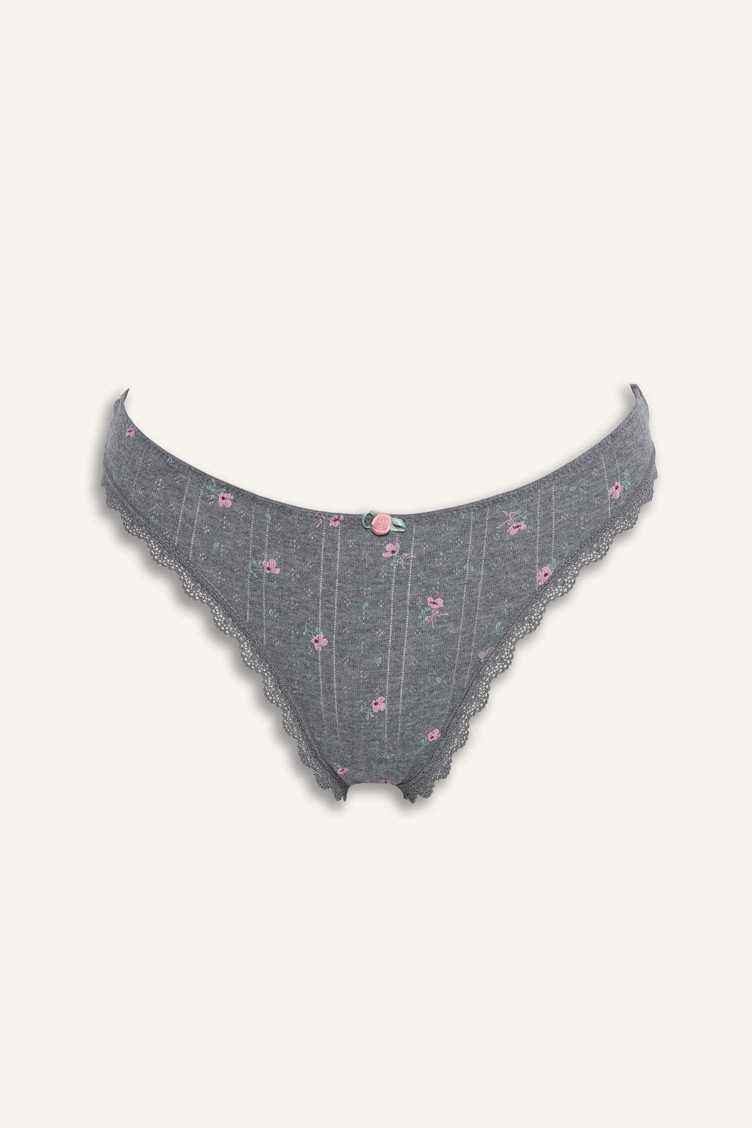Brazilian Panties With Floral Lace Details